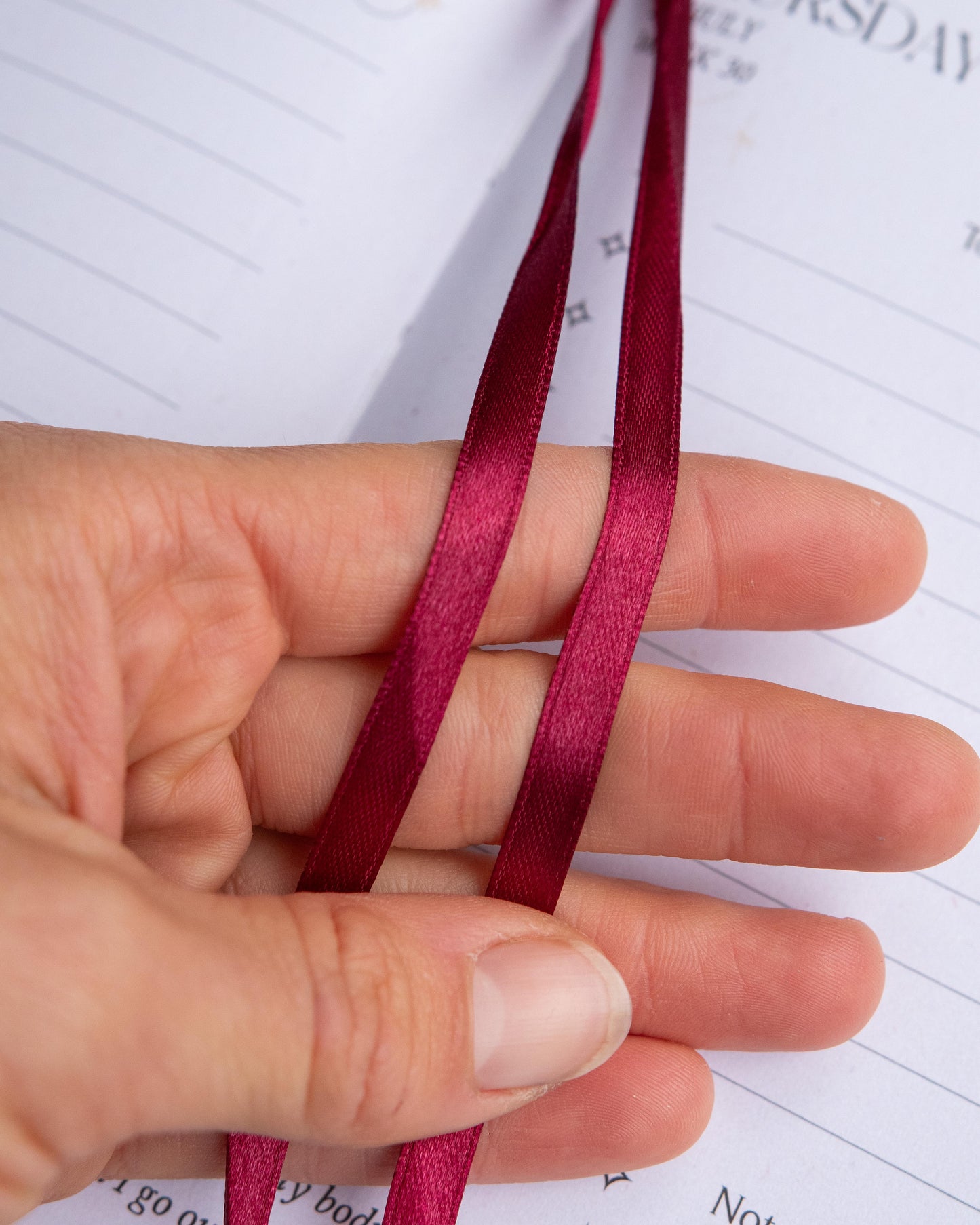 Burgundy 2026 Daily Planner - Wholesale