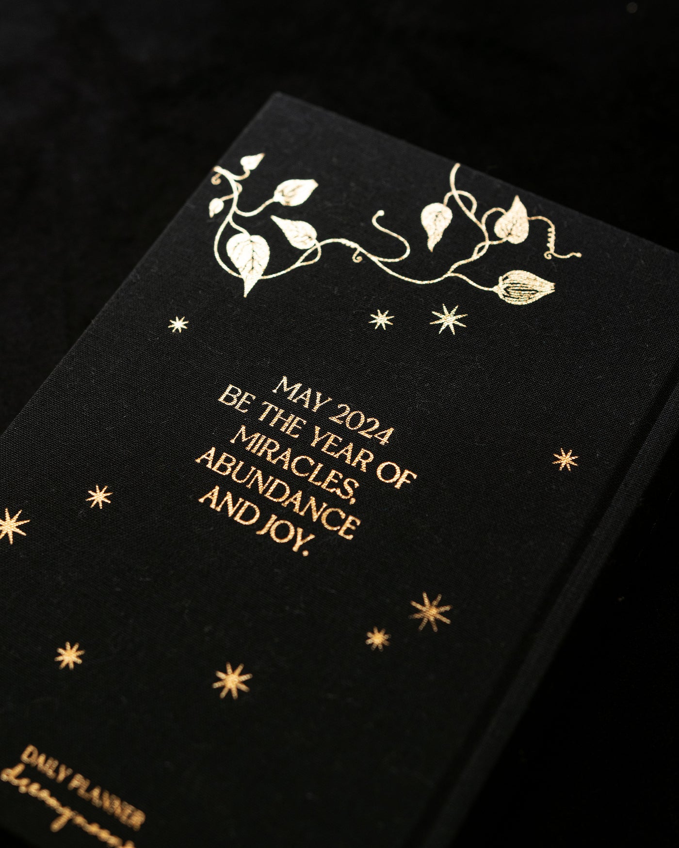 Black 2024 Daily Planner - Wholesale