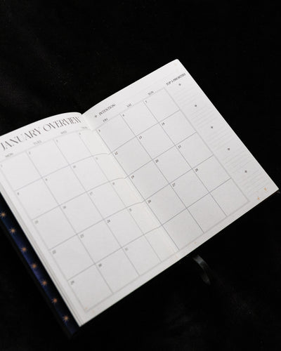 Black 2024 Daily Planner - Wholesale