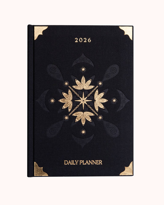 Black 2026 Daily Planner - Wholesale