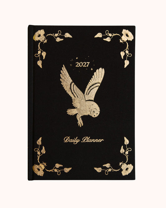 Black 2027 Daily Planner - Wholesale