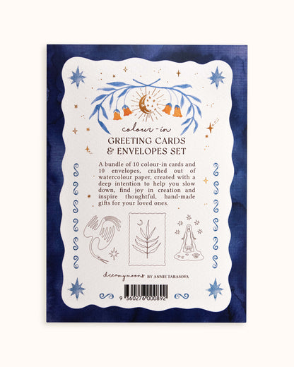 Colour-in Card Set - Wholesale