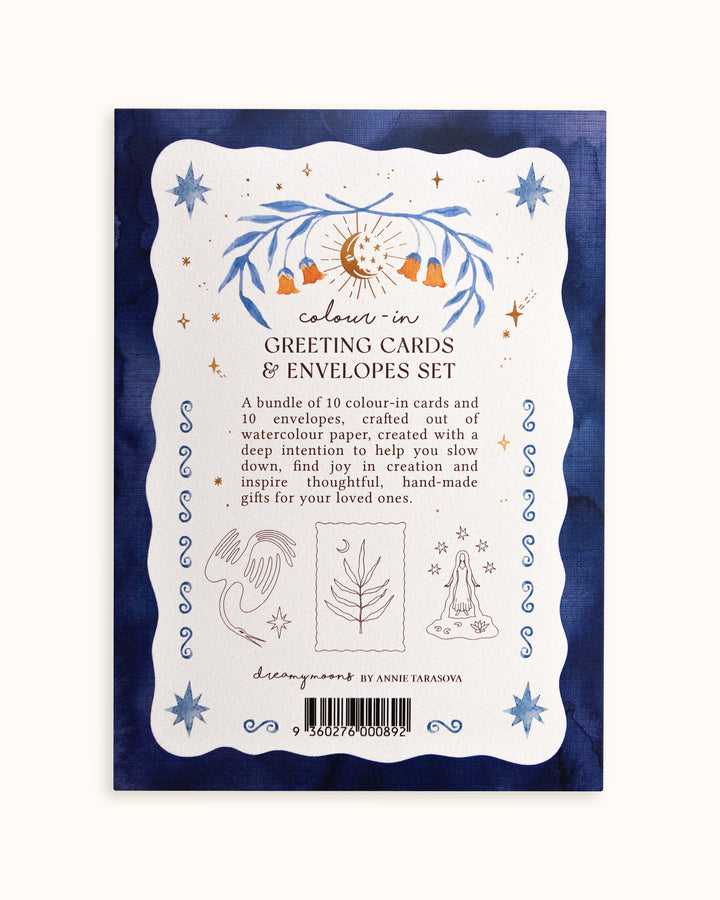 Colour-in Card Set