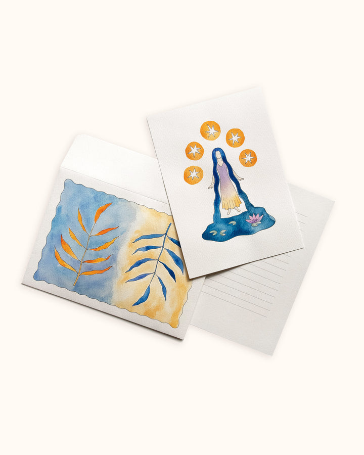 Colour-in Card Set
