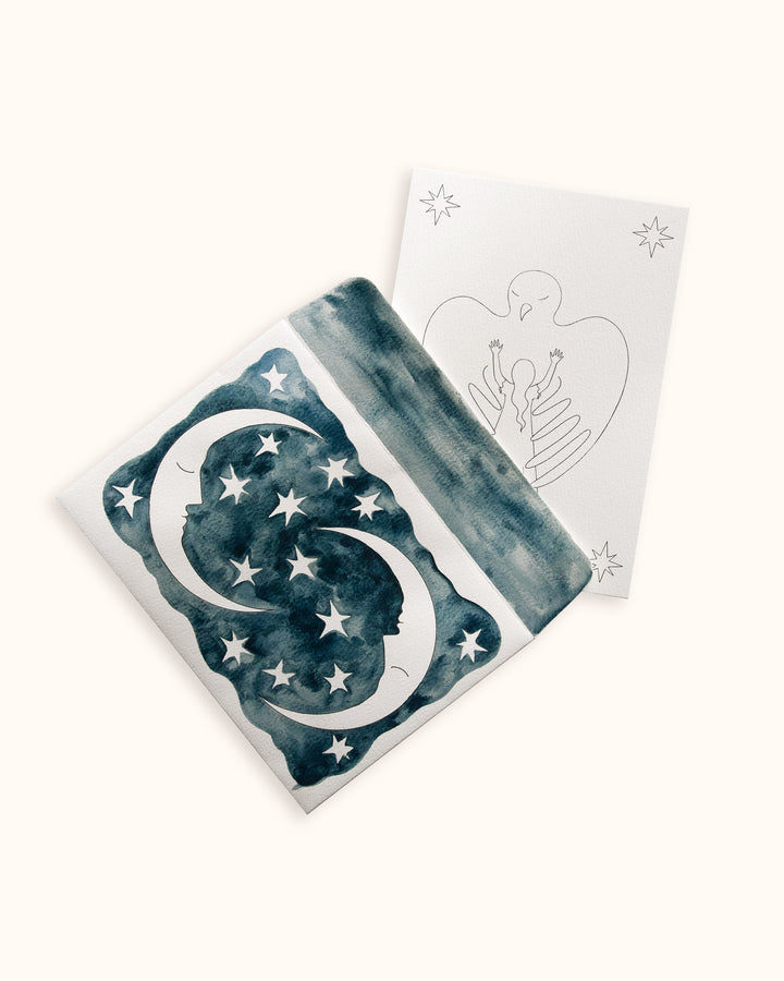 Colour-in Card Set