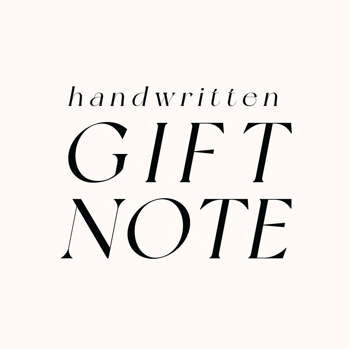 Gift Note