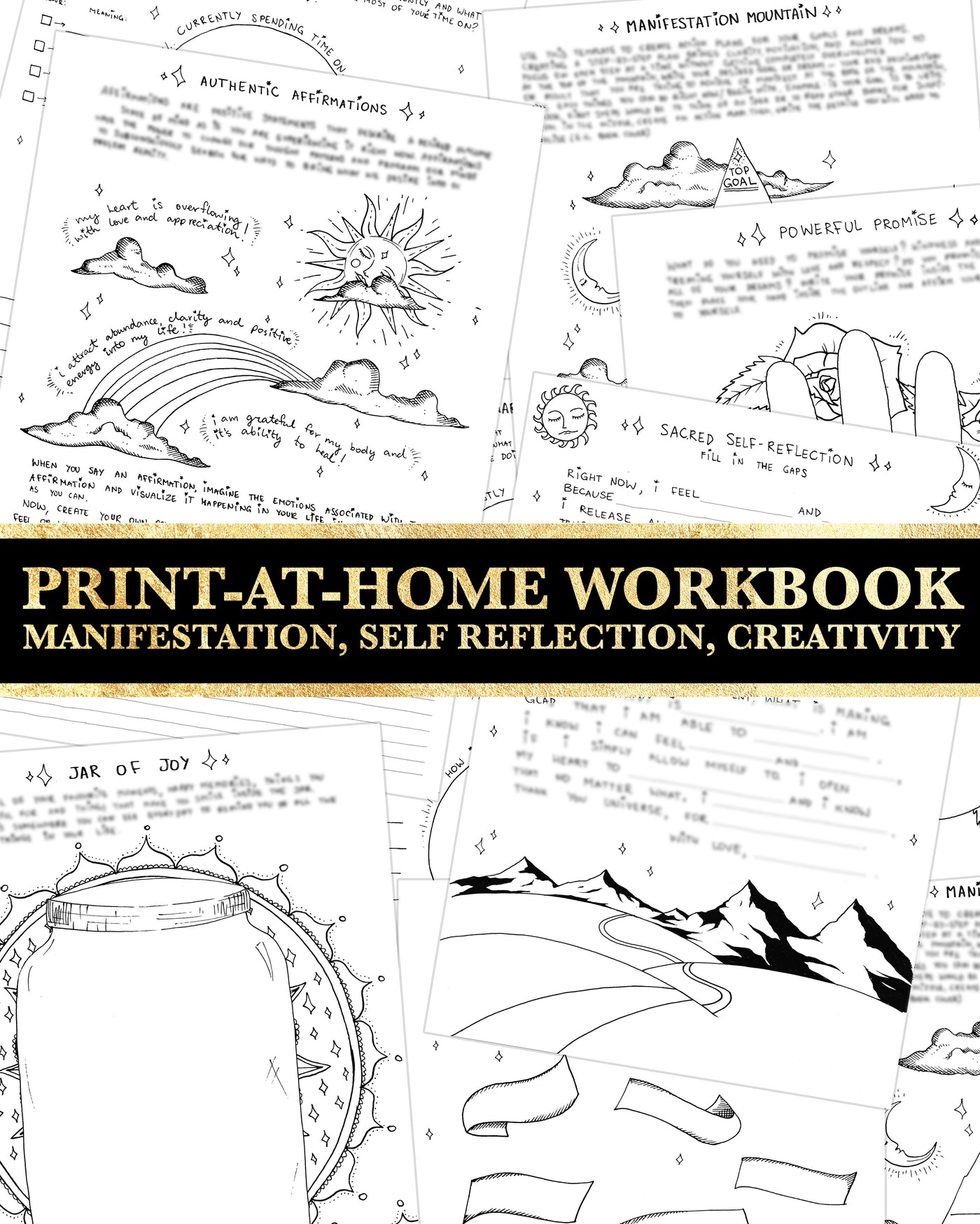 BUNDLE: Prompts, Workbook & Colour-ins